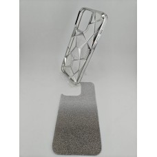 Накладка 3D Prism Metal для Apple iPhone 16 Pro Max (Сріблястий)