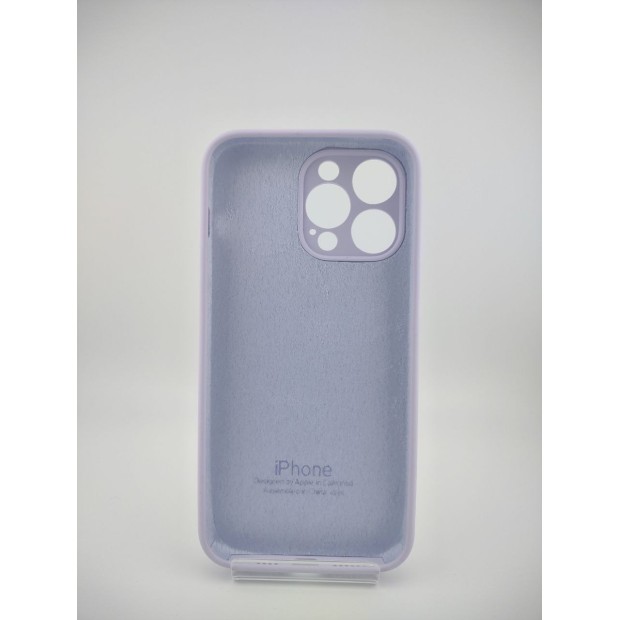 Силіконовий чохол Original RoundCam для Apple iPhone 14 Pro Max (71) Світлий гліцин.