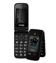 Мобільний телефон Sigma Comfort 50 Shell Type-C (Black) (Знижка) (2 Категорія)