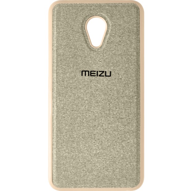 Силикон Textile Meizu M5 (Бежевый) Силикон Textile Meizu M5 (Бежевый)