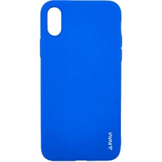 Силикон iNavi Color iPhone X / XS (синий)