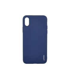 Силикон iNavi Color iPhone X / XS (темно-синий)