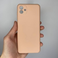 Силикон Original Case Samsung Galaxy A04 (2022) (ShutCam) (Персиковый)