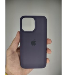 Силіконовий оригінальний чохол Apple iPhone 13 Pro (Баклажан)