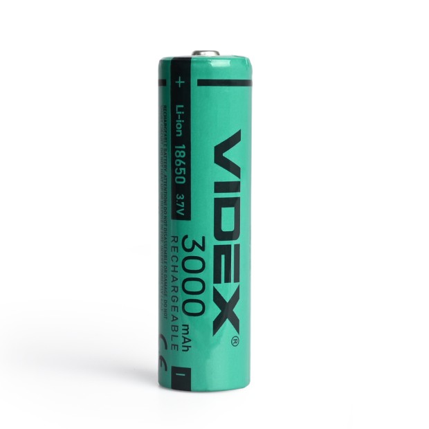 Акумулятор Videx Li-Ion 18650 3000mAh (з захистом)