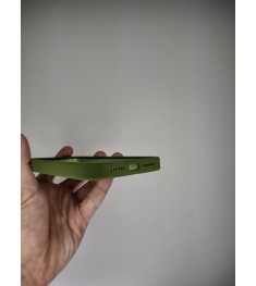 Силіконовий чохол Original Square RoundCam для Apple iPhone 11 (46) Глибокий Зел..