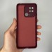 Силіконовий чохол Original 360 Case для Xiaomi Redmi 10C (ShutCam) (Бордовий)