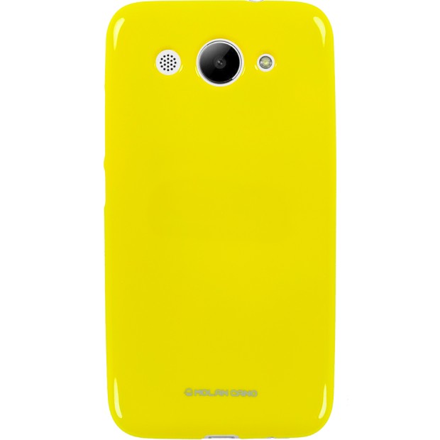 Силіконова накладка Molan Shining для Huawei Y3 (2017) (Жовта)