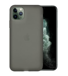 Силікон TPU Латекс Apple iPhone 11 Pro Max (Чорний)