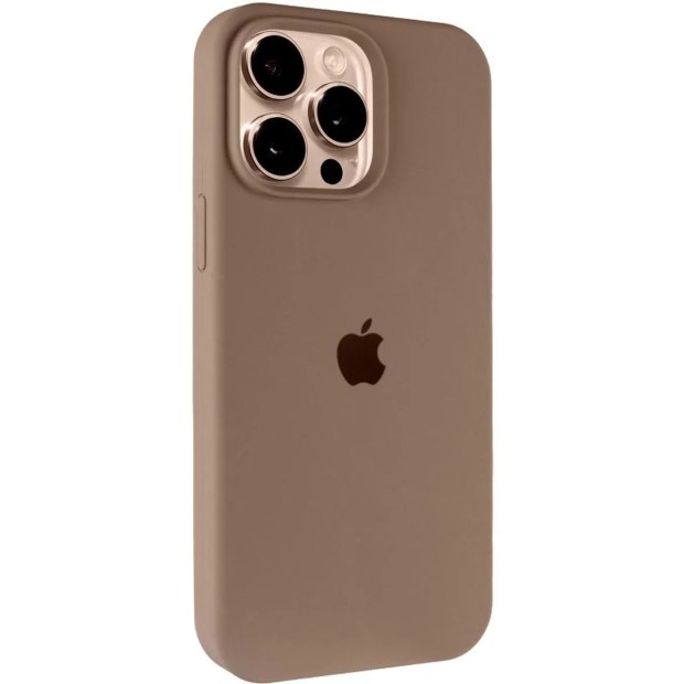 Силикон Original Round Case Apple iPhone 14 Pro Max (30) Milk Chocolate