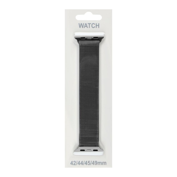 Ремешок Milanese Loop Apple Watch 38 / 40 / 41 / SE (Dark Grey)