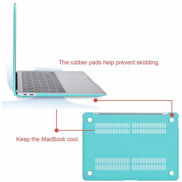 Чехол-накладка Apple Macbook 13.3 Pro 2020 (Sky blue) Чехол-накладка Apple Macbook 13.3 Pro 2020 (Sky blue)