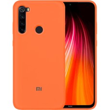 Силикон Original 360 Case Logo Xiaomi Redmi Note 8 (Оранжевый)