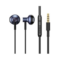 Провідні навушники-гарнітура вкладиші Baseus Encok H19 NGH19-01 (Чорний)