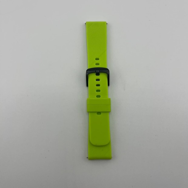 Ремешок для смарт-часов универсальный 20мм (Buckle) (Салатовый) Ремешок для смарт-часов универсальный 20мм (Buckle) (Салатовый)