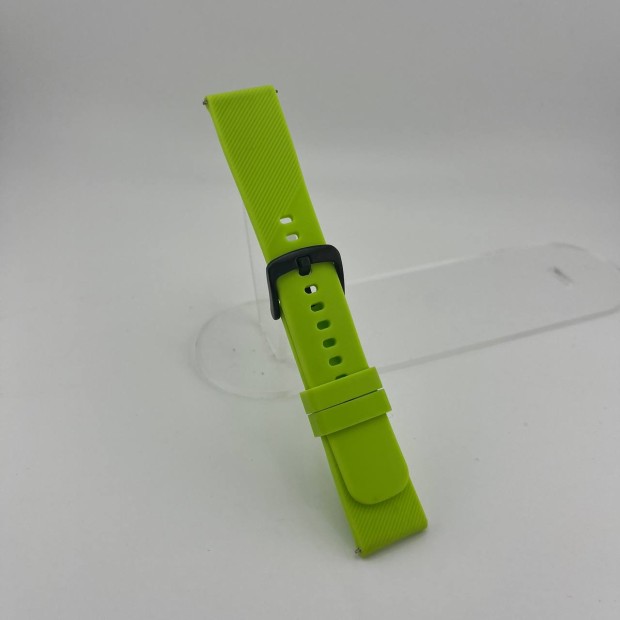Ремешок для смарт-часов универсальный 20мм (Buckle) (Салатовый) Ремешок для смарт-часов универсальный 20мм (Buckle) (Салатовый)