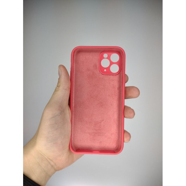 Силикон Original RoundCam Case Apple iPhone 11 Pro (24) Camelia