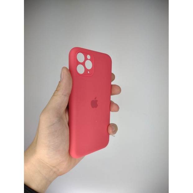 Силикон Original RoundCam Case Apple iPhone 11 Pro (24) Camelia
