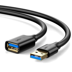 USB-кабель удлинитель UGREEN US129 USB3.0 - USB3.0 (AM / AF) (3m) (Black) (30127)