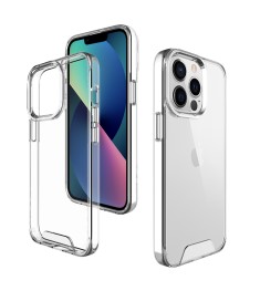 Силіконовий чохол Space Case для Apple iPhone 13 Pro (Прозорий)