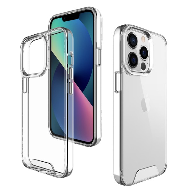 Силикон Space Case Apple iPhone 13 Pro (Прозрачный) Силикон Space Case Apple iPhone 13 Pro (Прозрачный)