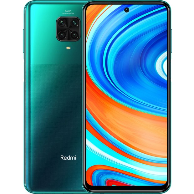 Мобільний телефон Xiaomi Redmi Note 9 Pro 3 / 64GB (Tropical Green) (Grade A-) Б / У