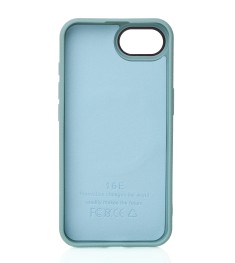Накладка Beats Leather Textured MagSafe для Apple iPhone 16e (Wave Blue)