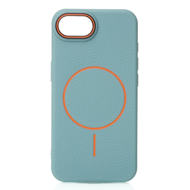 Накладка Beats Leather Textured MagSafe для Apple iPhone 16e (Wave Blue)