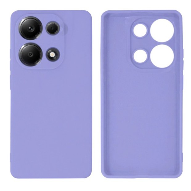 Силикон Original Premium Xiaomi Redmi Note 13 Pro 4G (ShutCam) (Фиалковый)