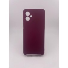 Силикон Original Motorola Moto G14 (ShutCam) (Бордовый)
