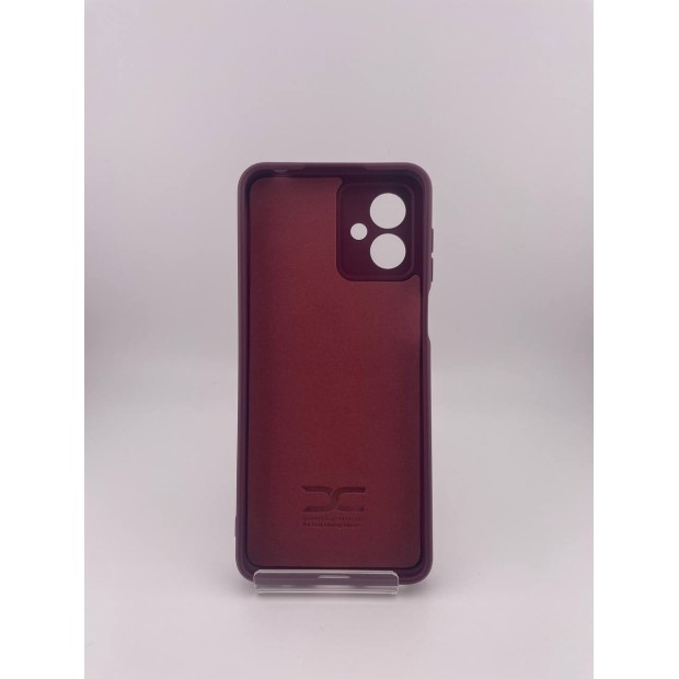 Силікон оригінальний Motorola Moto G14 (ShutCam) (Бордовий)