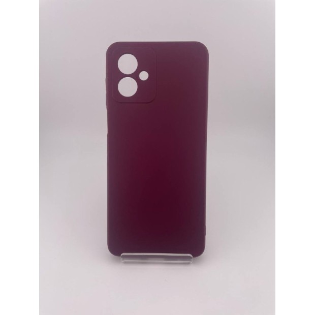 Силікон оригінальний Motorola Moto G14 (ShutCam) (Бордовий)