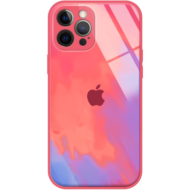 Силіконовий чохол яскравих кольорів для Apple iPhone 12 Pro (Малиновий)
