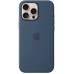 Чохол Silicone Case with MagSafe для Apple iPhone 16 Pro Max (Джинсовий) (Оригінал)