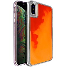 Чохол Aquarium Color Sand для Apple iPhone X  /  XS (Помаранчевий)