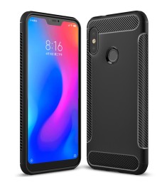 Силикон Soft Carbon Xiaomi Mi A2 / Mi6x (Чёрный)