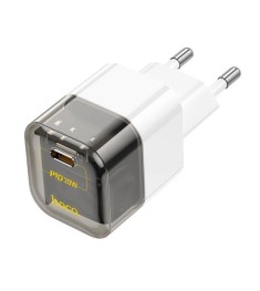 Hoco C125A PD20W 1Type-C Power Adapter (White / Black)