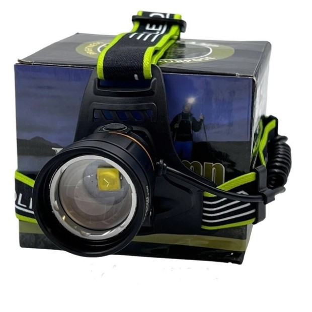 Police Bl-A8-P50 Micro-USB Zoom Headlamp Flashlight