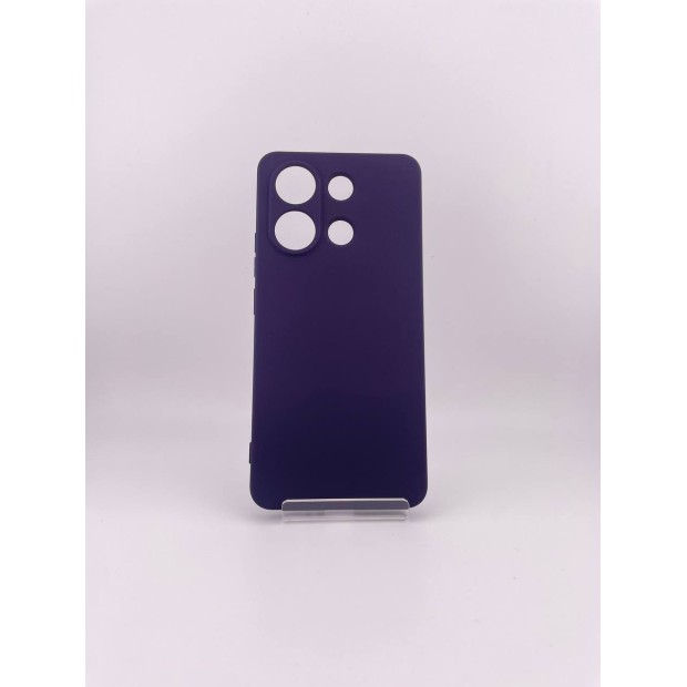 Силіконовий Original Xiaomi Redmi Note 13 4G (ShutCam) (Темно-фіолетовий)