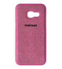 Силикон Textile Samsung Galaxy A3 (2017) A320 (Розовый) Силикон Textile Samsung Galaxy A3 (2017) A320 (Розовый)