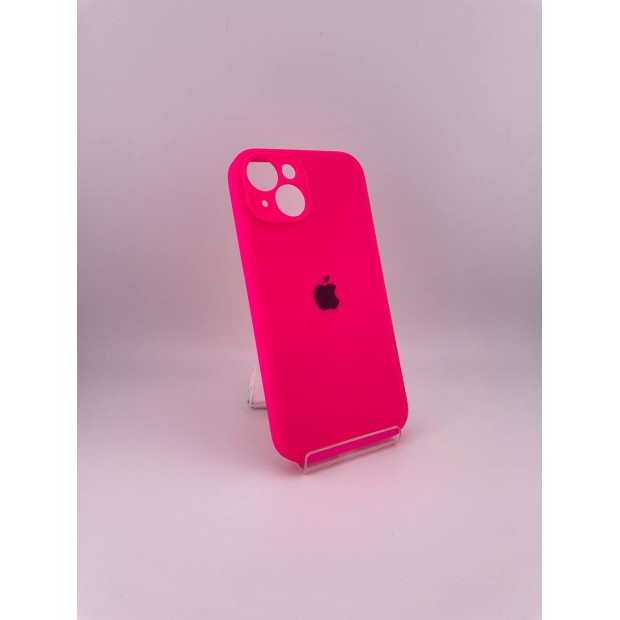 Силіконовий чохол Original RoundCam для Apple iPhone 14 (31) кольору Barbie Pink