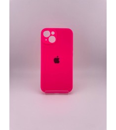 Силіконовий чохол Original RoundCam для Apple iPhone 14 (31) кольору Barbie Pink..