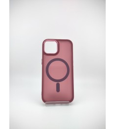Накладка Totu Space Magsafe для Apple iPhone 15 (Бордовий)