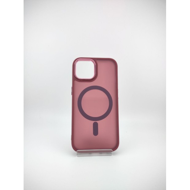 Накладка Totu Space Magsafe для Apple iPhone 15 (Бордовий)