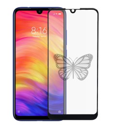 Защитное стекло 5D Picture Xiaomi Redmi Note 7 Black (Butterfly)