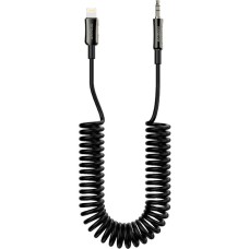 Кабель AUX Proove Steel Spring (Lightning - 3.5mm) (1m) (Black) ACSS00005101