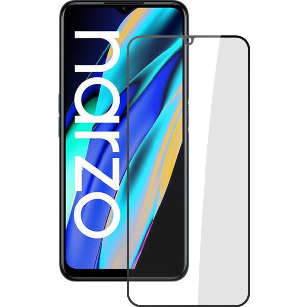 Захисне скло 5D Standard Realme Narzo 50a Чорне