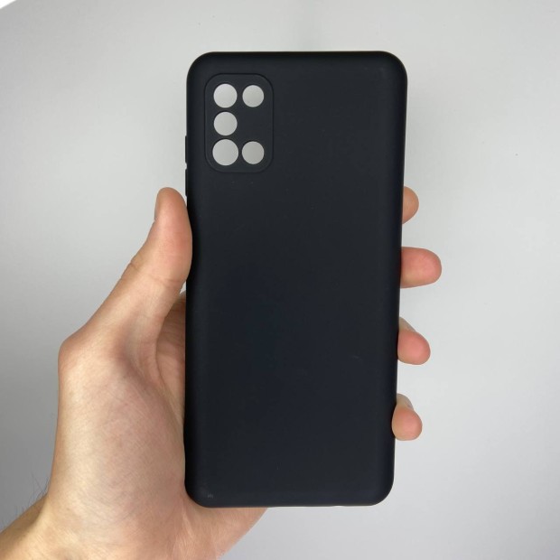 Силікон оригінальний Samsung Galaxy A31 (ShutCam) (Чорний)