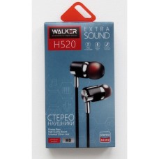 Wired in-ear headset Walker H520 (Black)