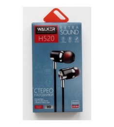 Wired in-ear headset Walker H520 (Black)